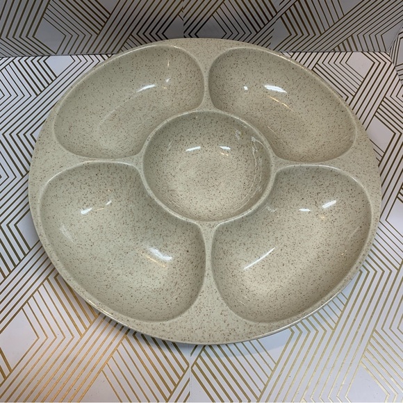 Vintage 1950s Redwing Made in USA Chip /Dip /Veggies Serving Bowl - Picture 3 of 8